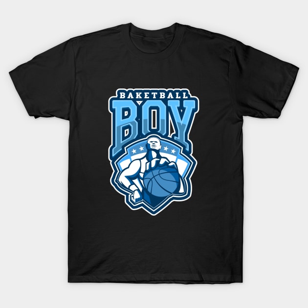 Basketball Boy T-Shirt by poc98